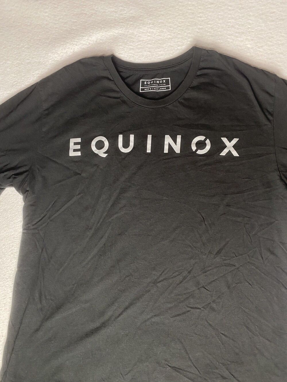 Equinox It's Not Fitness It's Life Graphic T-shirt Men 3XL Black Short Sleeve